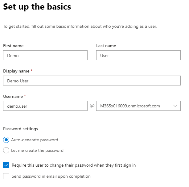 Add Microsoft 365 user