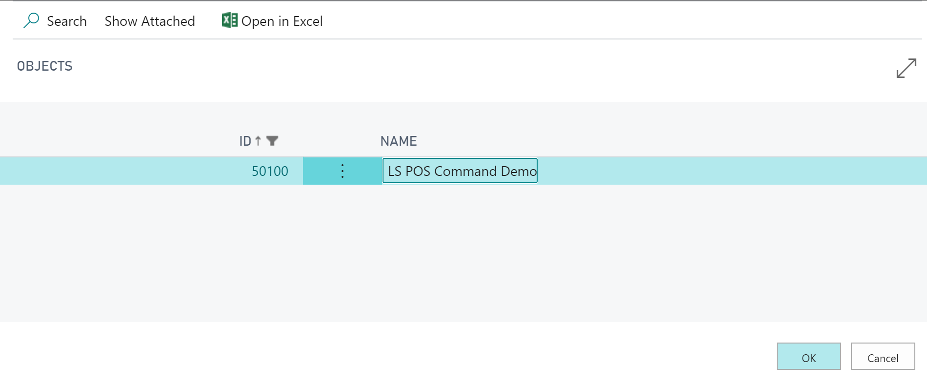 Select POS Command Codeunit