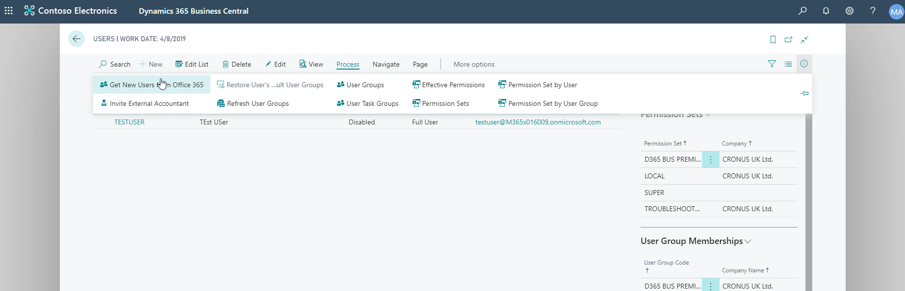 Get New Users from Office 365